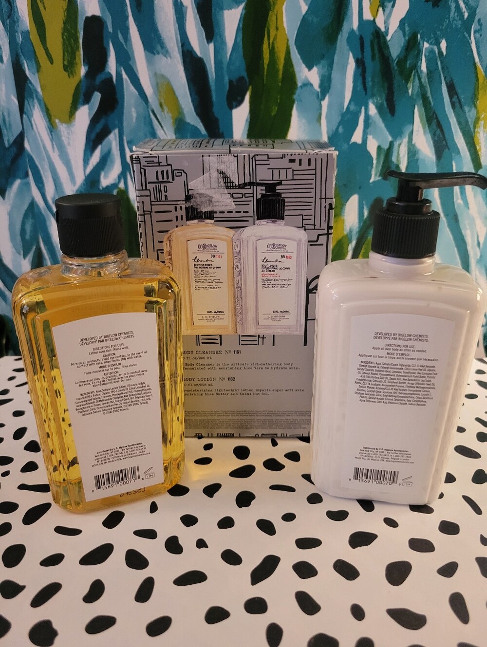 NEW C.O. Bigelow Lemon Body Care Duo Apothecary Box Set Body Lotion + Cleanser - Picture 9 of 16